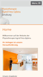 Mobile Screenshot of physiotherapie-gijlstra.ch